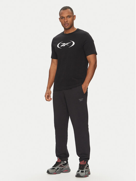 Reebok Reebok Tričko 100214159 Čierna Regular Fit