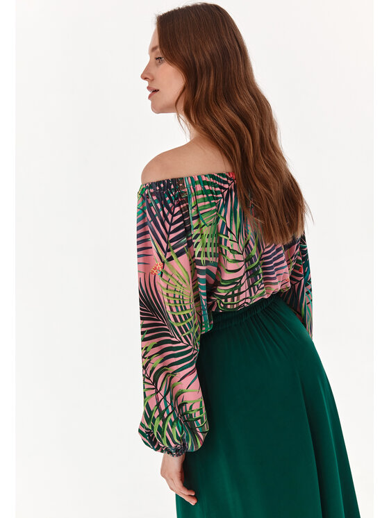 TATUUM TATUUM Bluzka INDONEZJA Kolorowy Loose Fit