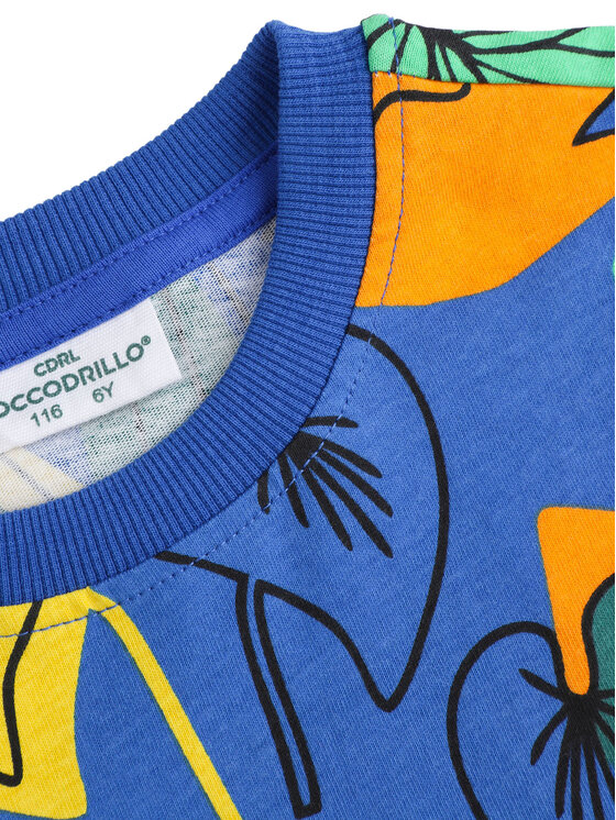 Coccodrillo Coccodrillo T-Shirt WC5143206TBK Kolorowy Regular Fit
