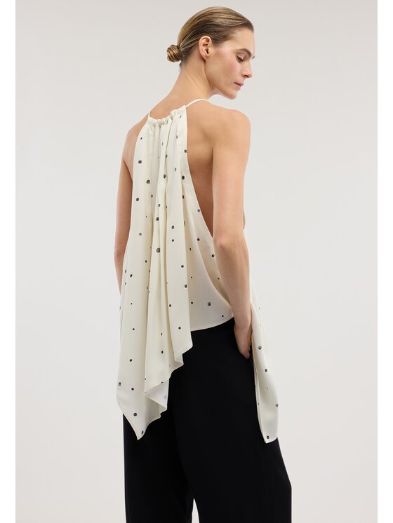 Trussardi Trussardi Top D4596100009N0PA Bianco A-Line Fit