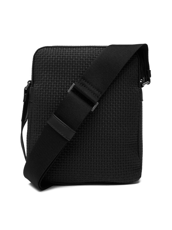 Calvin Klein Calvin Klein Umhängetasche Embossed Woven Reporter LV04D3208G Schwarz