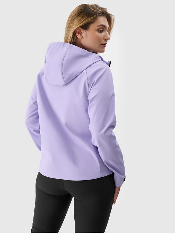 4F 4F Kurtka softshell 4FWSS24TSOFF216-52S Różowy Regular Fit