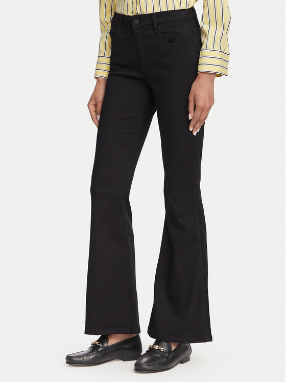 Tommy Hilfiger Blugi Luna WW0WW52186 Negru Flare Fit