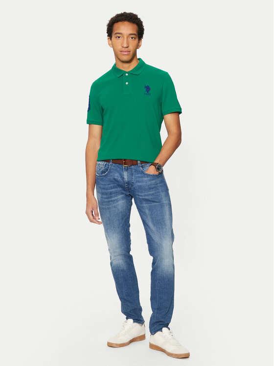 U.S. Polo Assn. U.S. Polo Assn. Polokošile MUP3313 Zelená Regular Fit