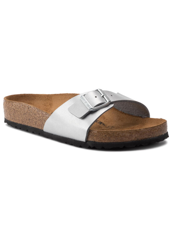 Klapki Birkenstock, Rozmiar 37, Srebrne, Madrid Bs 0040411