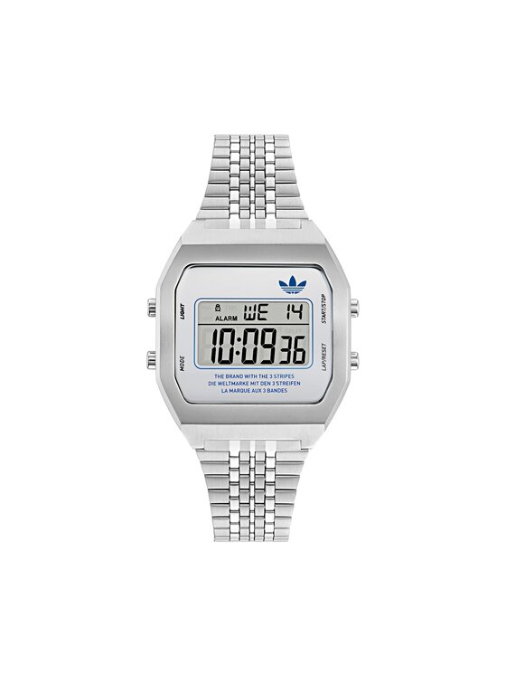 adidas adidas Годинник Originals Street Digital Two AOST23554 Срібний