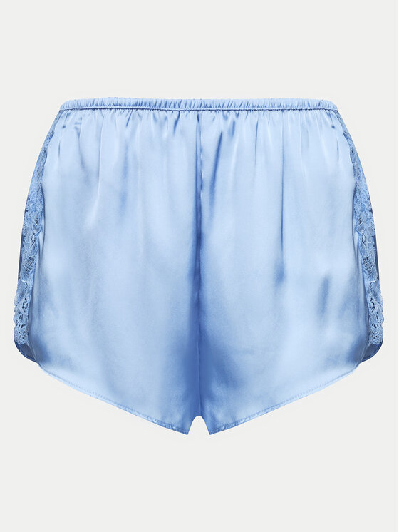 Hunkemöller Pantaloncini del pigiama Satin 204994 Blu Regular Fit, taglia : L