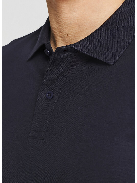 Pako Lorente Pako Lorente Polo P26SF-TX-012 Granatowy Classic Fit