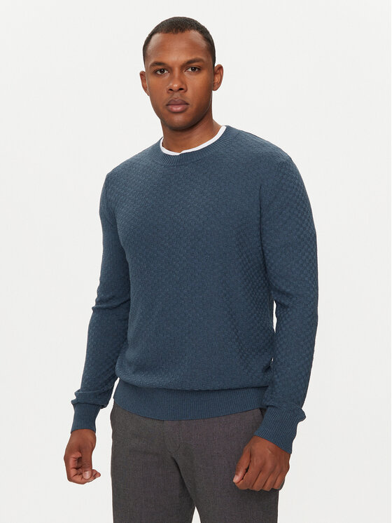 Sisley Sisley Džemper 1041S103O Plava Regular Fit