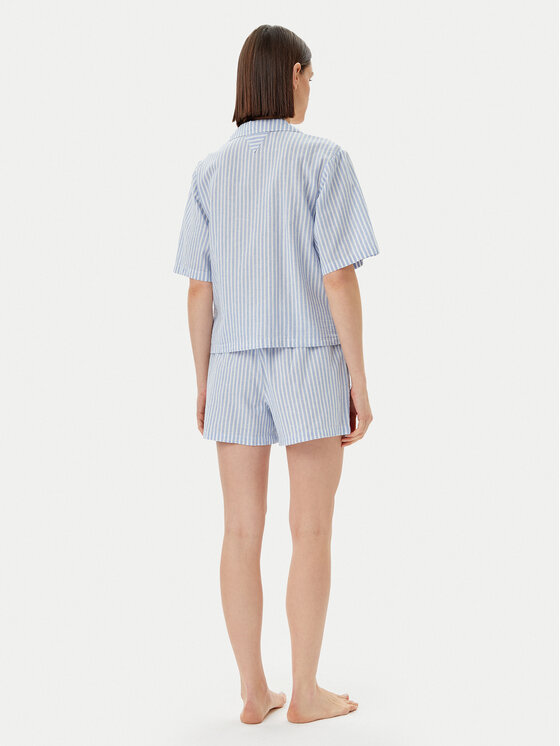 Tommy Hilfiger Tommy Hilfiger Pyžamo UW0UW05799 Světle modrá Regular Fit
