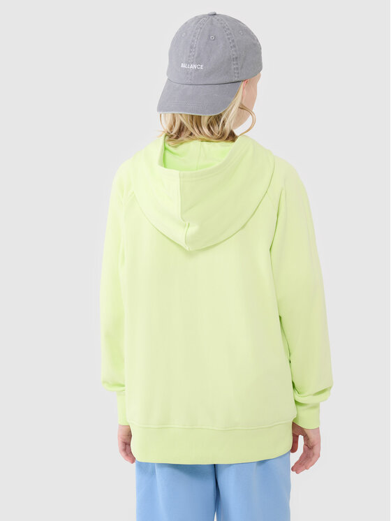 4F 4F Bluza BASIC+ Zielony Oversize