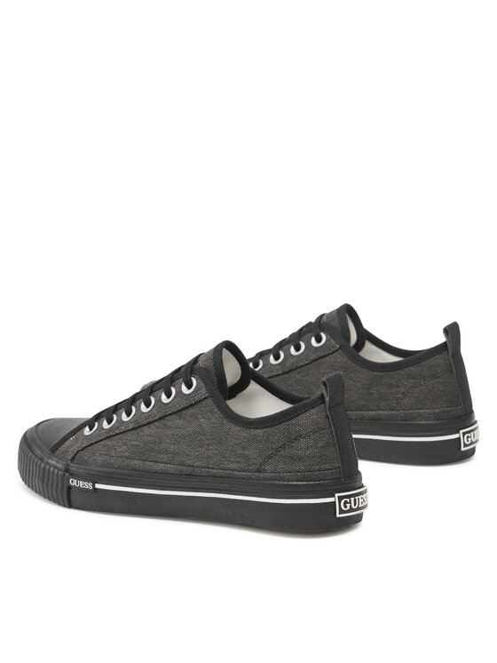 Guess Guess Sneakers aus Stoff New Winners Low FM6NWL ELE12 Schwarz