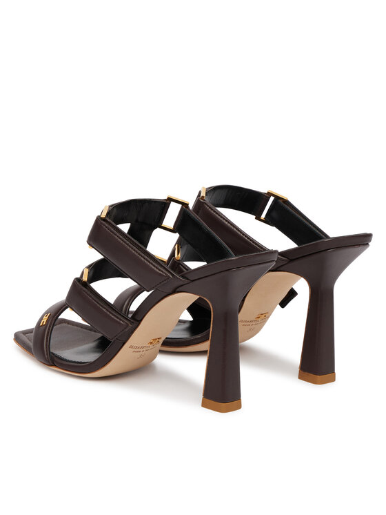 Elisabetta Franchi Elisabetta Franchi Pantoletten SA-44L-62E2-V620 Dunkelbraun