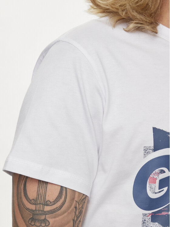 Guess Guess Tricou M4YI02 I3Z14 Alb Regular Fit