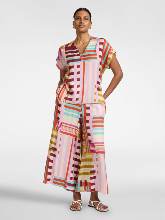 Elena Mirò Elena Mirò Bluzka 2028P000253N001 Różowy Regular Fit
