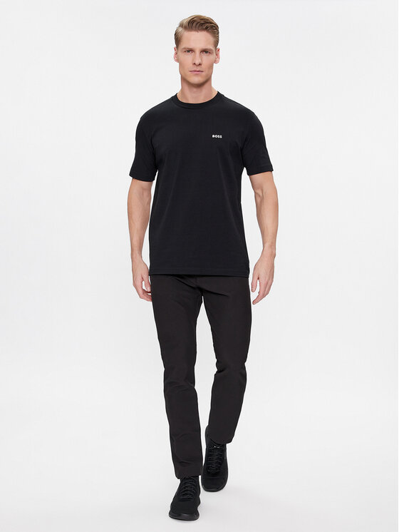 BOSS Boss Футболка 50506373 Чорний Regular Fit