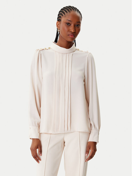 Artigli Artigli Blúz ACBL003228 Ekru Regular Fit