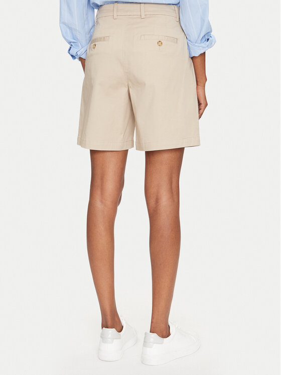Gant Gant Šortky z materiálu 4020119 Béžová Regular Fit