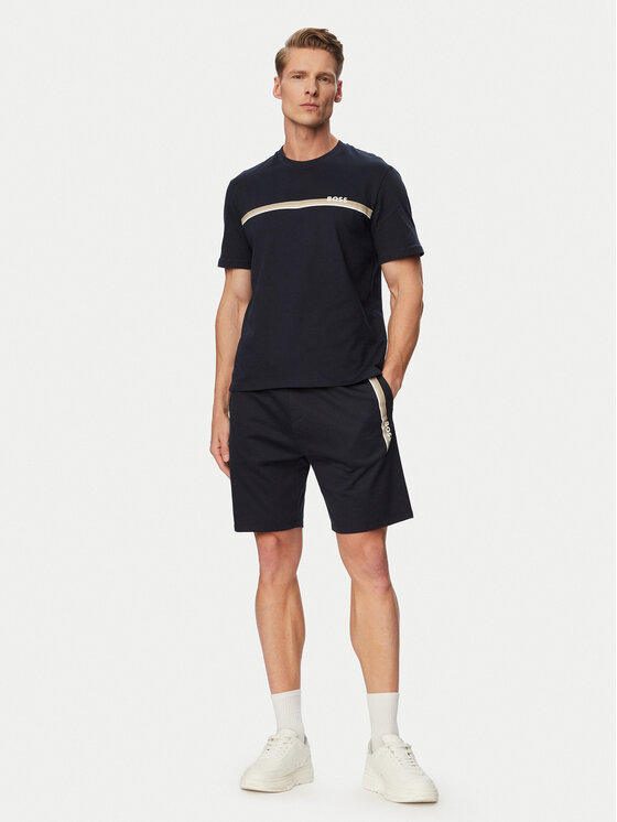 BOSS BOSS Pantaloncini sportivi Authentic 50554778 Blu scuro Regular Fit