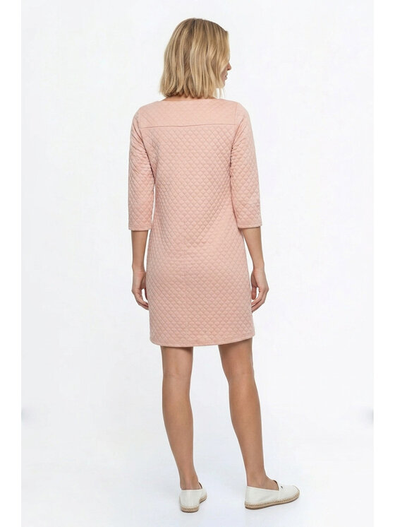 FIGL FIGL Každodenné šaty M1363 Ružová Loose Fit