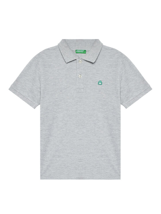 United Colors Of Benetton United Colors Of Benetton Tricou polo 3089C300Q Gri Regular Fit
