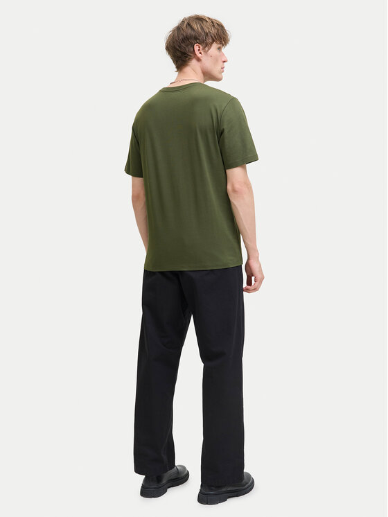 Jack & Jones Jack & Jones T-Shirt Corp Logo 12151955 Zielony Standard Fit