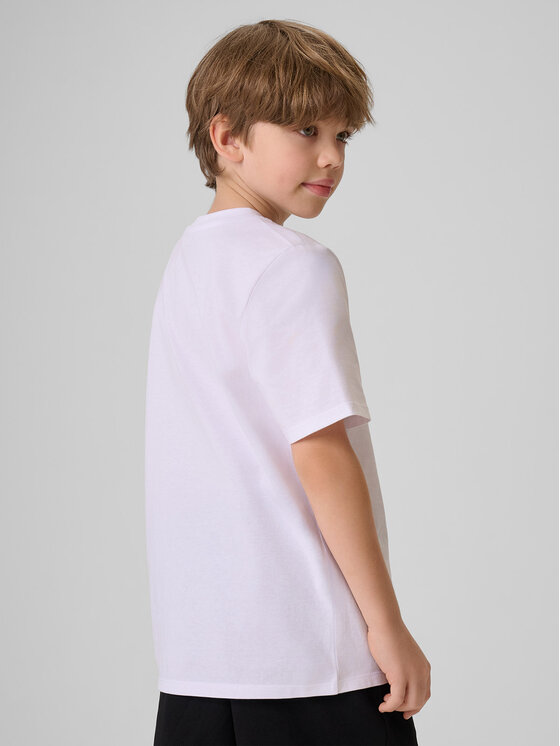4F 4F T-Shirt WAVE RIDERS CLUB Biały Regular Fit
