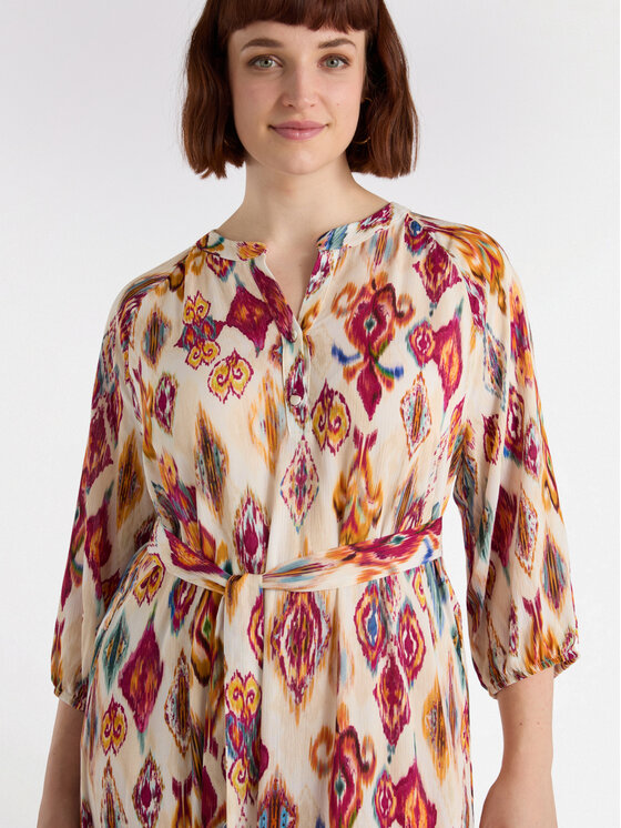 Fiorella Rubino Fiorella Rubino Vestito elegante 7057T001701N0R2 Écru Regular Fit