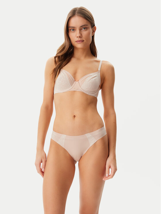 Chantelle Chantelle Biustonosz z fiszbiną C18IM1 Beżowy