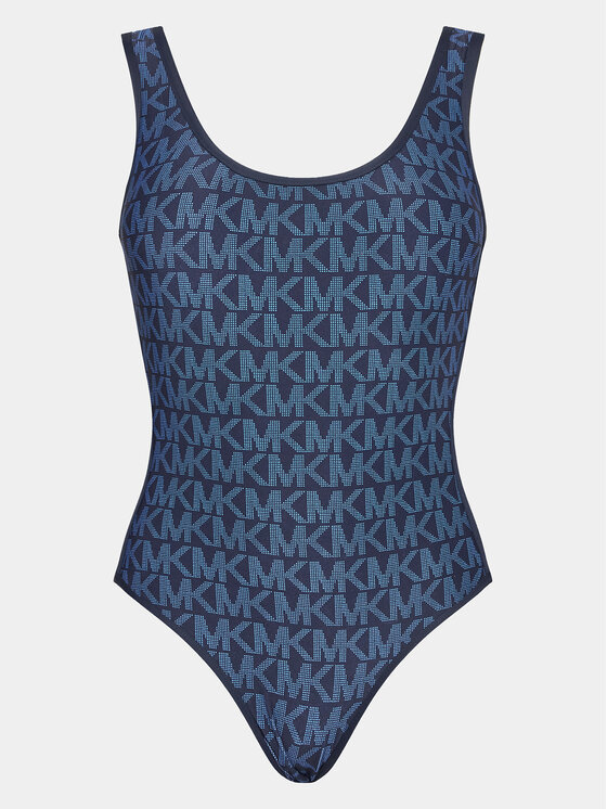 MICHAEL Michael Kors Maillot de bain femme Signature Logo MM2N188 Bleu marine