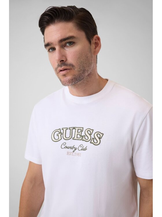 Guess Guess T-Shirt 182678 Biały Classic Fit