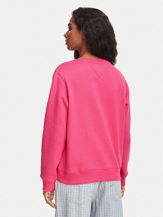 Tommy Jeans Tommy Jeans Bluza Flag DW0DW19959 Różowy Regular Fit