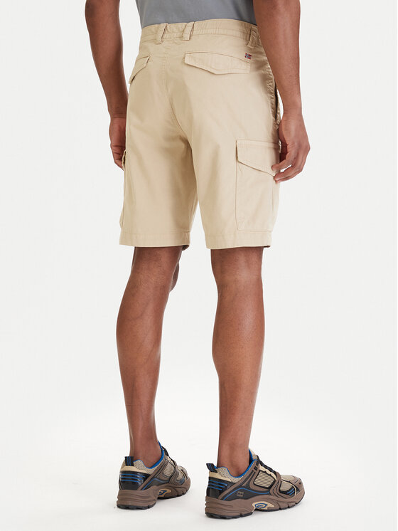 Napapijri Napapijri Шорти з тканини NP0A4HOT Бежевий Regular Fit
