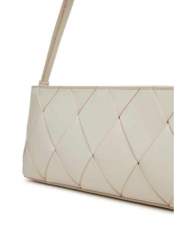Calvin Klein Calvin Klein Táska Ck Woven Elongated Shoulder Bag K60K612992 Fehér