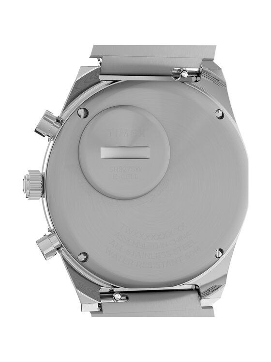 Timex Timex Zegarek TW2W33700 Srebrny