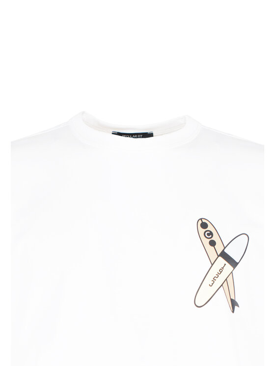 Colmar Colmar T-shirt 75436SH01 Bianco Regular Fit
