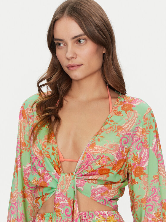 Guess Guess Blúz E5GH01 WH3X2 Színes Regular Fit