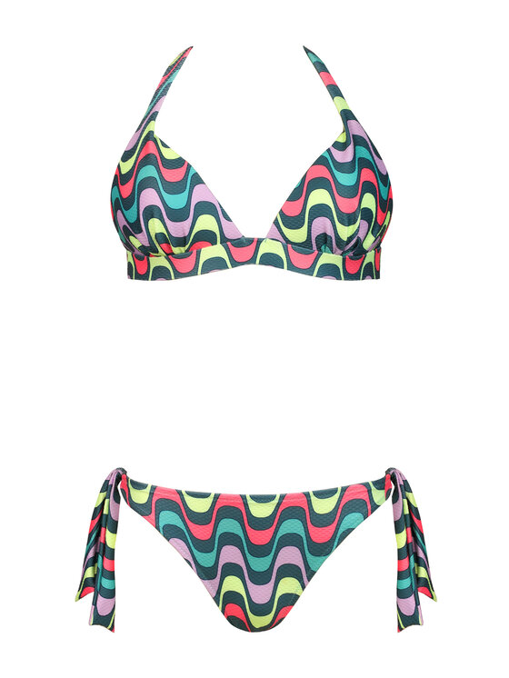 Miss Lou Miss Lou Bikini ML019 Multicolore
