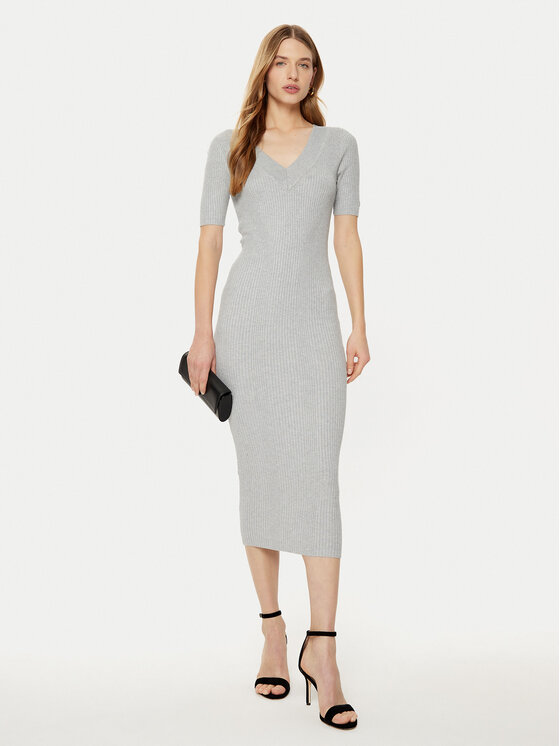 Guess Guess Rochie tricotată W5RK11 Z2V62 Gri Bodycon Fit