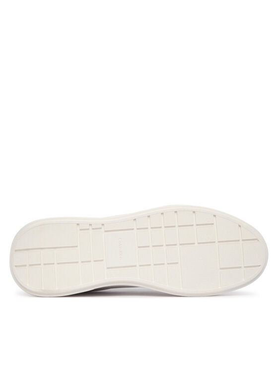 Calvin Klein Calvin Klein Sneakersy Chunky Cupsole Laceup Lth YM0YM01344 Biela