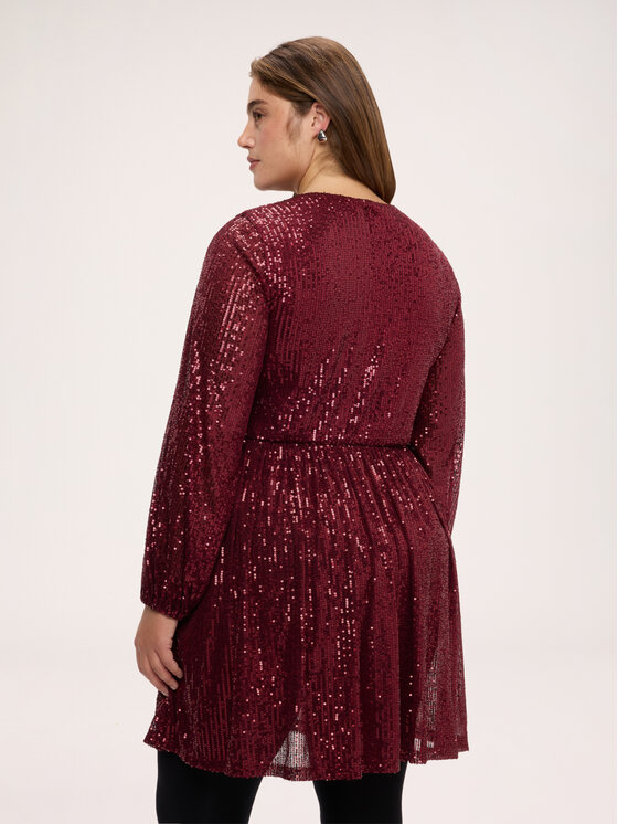 Fiorella Rubino Fiorella Rubino Vestito da giorno 7018L001316N036 Bordeaux Regular Fit
