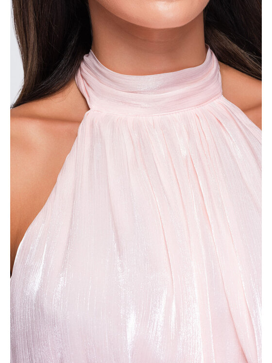Ombre Ombre Bluzka OW-TS-E0079 Różowy Loose Fit