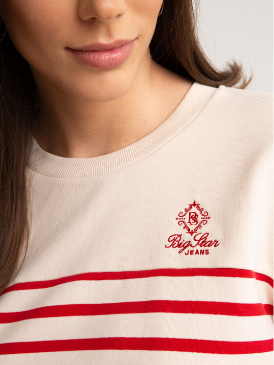 BIG STAR BIG STAR Bluza ROSA_103_170 Beżowy Classic Fit