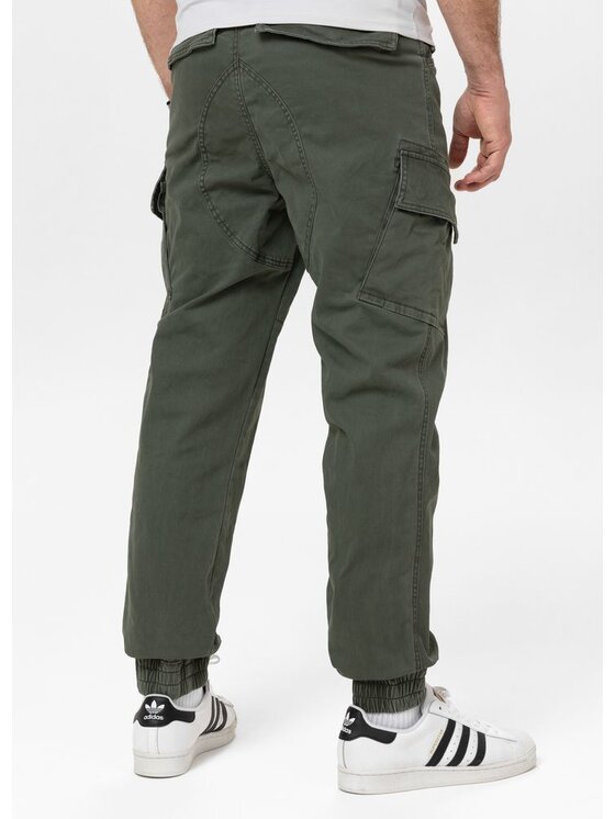 PITBULL PITBULL Spodnie dresowe Spodnie Jogger bojówki męskie SCOTT 3XL Zielony Regular Fit