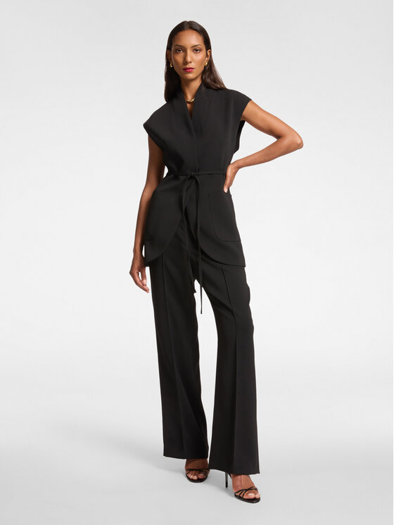 Elena Mirò Elena Mirò Giacca di transizione R147Z100031N033 Nero Slim Fit