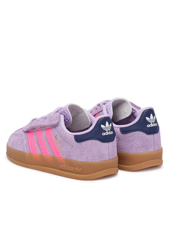 adidas adidas Sneakersy Gazelle Indoor Comfort Closure Elastic Lace IH4012 Fialová