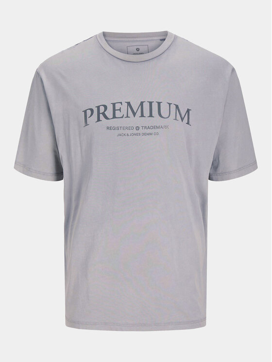 Jack & Jones Jack & Jones T-Shirt Jprbluwinston 12255611 Szary Regular Fit
