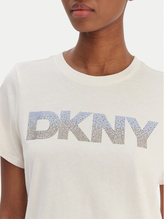 DKNY Sport DKNY Sport Футболка DP6T1557 Écru Relaxed Fit