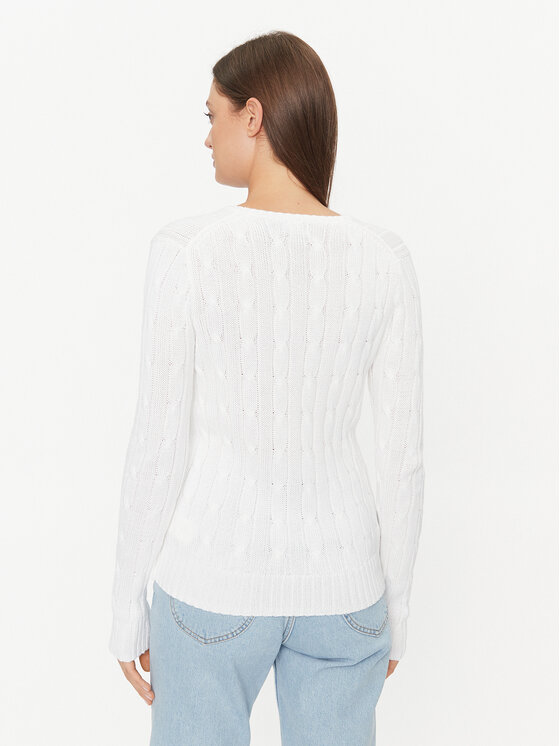Polo Ralph Lauren Polo Ralph Lauren Sweater 211891641001 Fehér Regular Fit