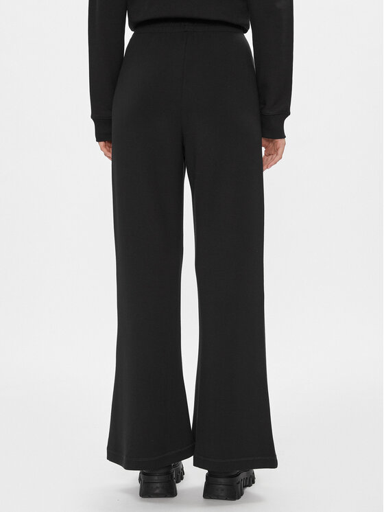 Tommy Jeans Tommy Jeans Spodnji del trenirke DW0DW17312 Črna Wide Leg